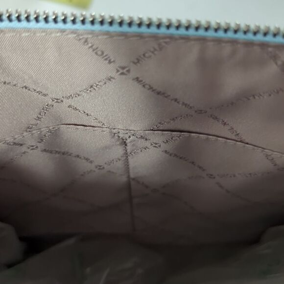 NWT Michael Michael Kors Blue Charlotte Bag - Picture 7 of 7